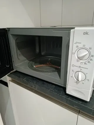 Microondas OK. Blanco