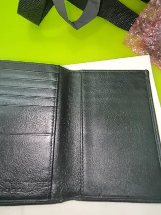 Lote 4 Carteras Piel Marrón y Negra