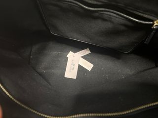 Bolso Victoria's Secret Rayas Rosas y Blancas