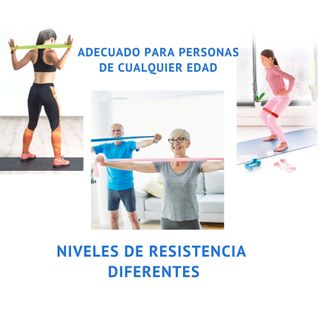 Set 4 Bandas Elásticas Fitness