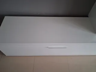 Mueble modular salón blanco