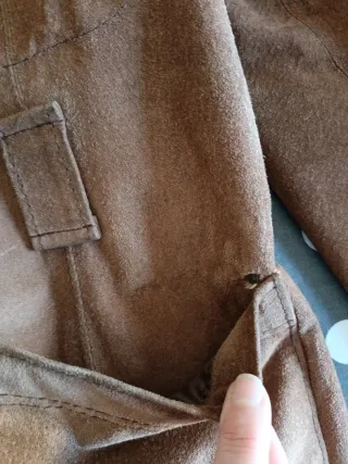 Blazer marrón de ante