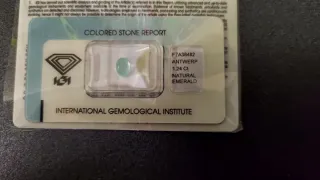 Smeraldo Naturale Ovale 1.24 Ct