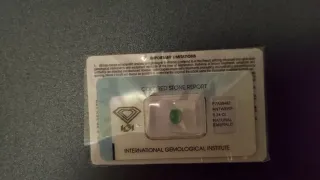 Smeraldo Naturale Ovale 1.24 Ct