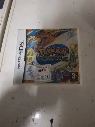 Caja Nintendo DS Pokémon Ranger y FIFA 15