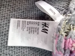 Poncho bimba grigio con frange