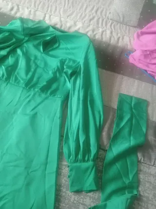 Vestido verde fiesta boda