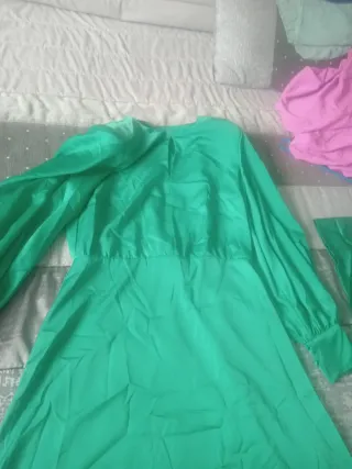 Vestido verde fiesta boda