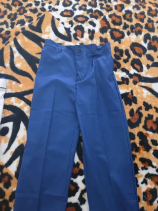 Traje de niño blanco y azul talla 12