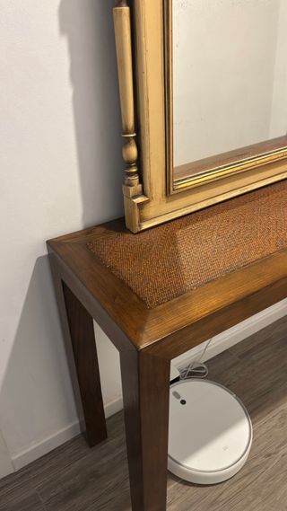 Mesa consola de madera