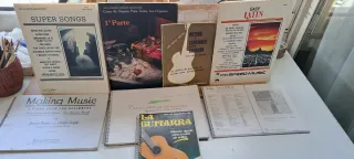 Lote di 7 quaderni di spartiti musicali vari