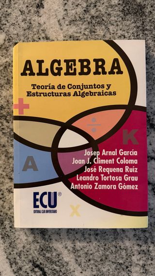 ÁLGEBRA – Teoría de Conjuntos y Estructuras Algebr