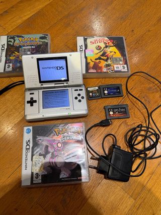 Nintendo DS Lite Argento + Pokémon Perla
