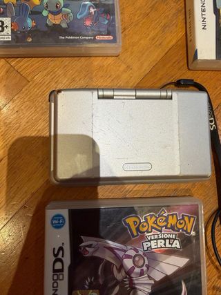 Nintendo DS Lite Argento + Pokémon Perla