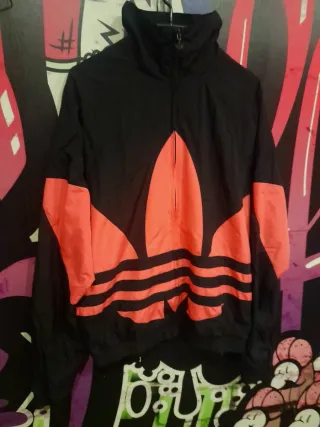 S/M Chaqueta Adidas Originals Poolparty Negra/Rosa