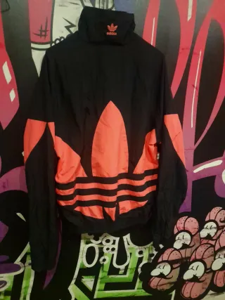 S/M Chaqueta Adidas Originals Poolparty Negra/Rosa