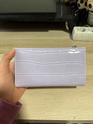 Monedero Stradivarius efecto piel cocodrilo NUEVO