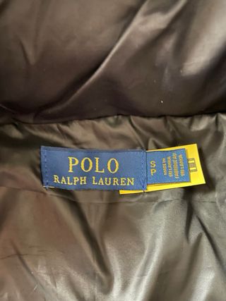 Abrigo Invierno Primavera Polo Ralph Lauren Negro