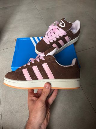 Adidas Campus Marrones y Rosas, 38EU