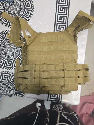 Chaleco Táctico Militar Beige