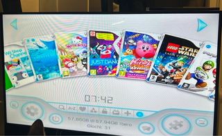 Nintendo Wii con SD e giochi