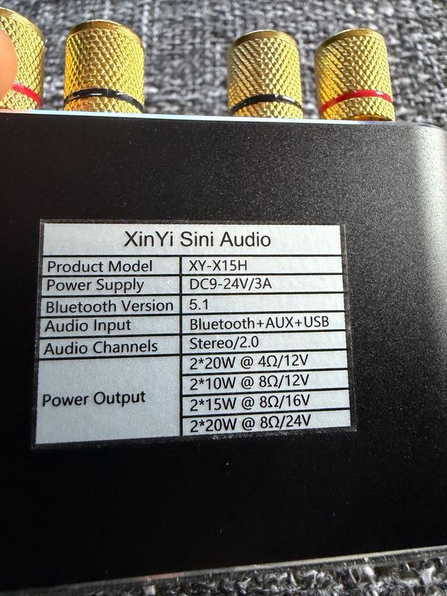 Equipo Audio Bluetooth 2.0 XinYi