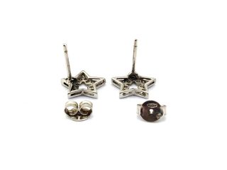 pendientes oro 18k con piedra con diamante