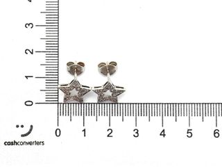 pendientes oro 18k con piedra con diamante