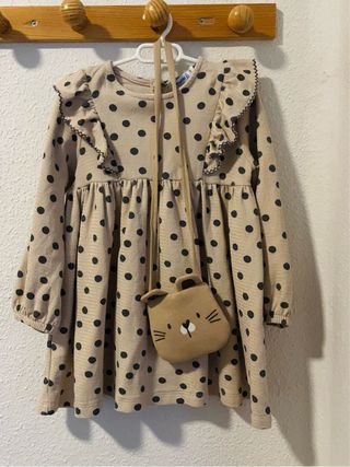 Vestido Mayoral + bolsito a juego. 4 años