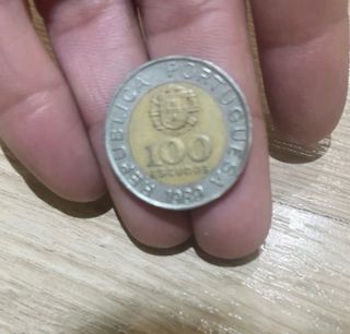 Moneda 100 Escudos Portugal 1960