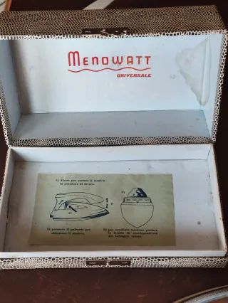 Ferro da stiro Menowatt Vintage da viaggio