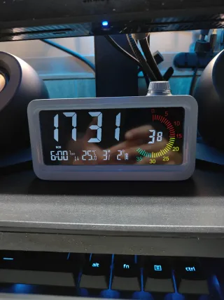 Reloj despertador digital inalámbrico