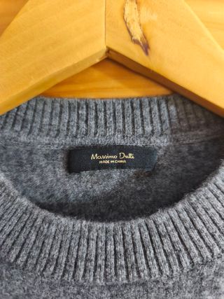 Jersey Massimo Dutti Color Gris Talla XS.