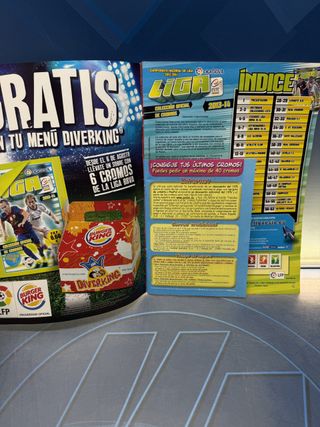 Album Campeonato nacional de liga 2013-2014, tiene 6 cromos