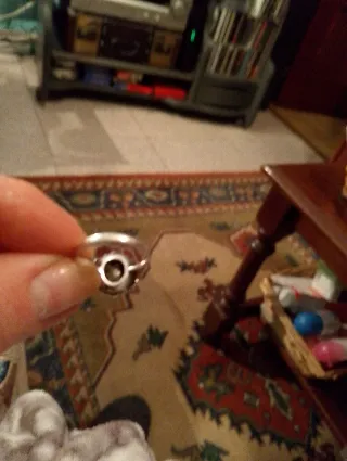 Anillo de plata con perla