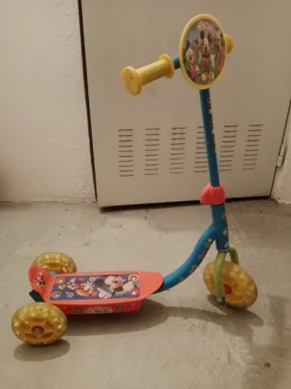 Patinete infantil Mickey Mouse 3 Ruedas