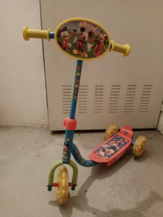 Patinete infantil Mickey Mouse 3 Ruedas