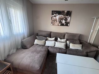 Sofá chaise longue color topo