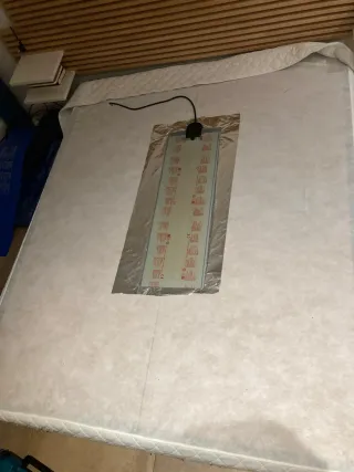 Colchón de agua blanco