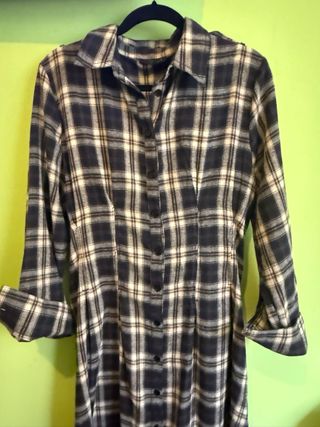 Vestido camisero largo Zara