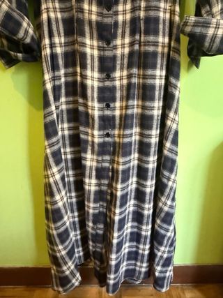 Vestido camisero largo Zara