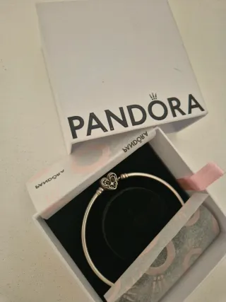 Pulsera Pandora Corazón Plata