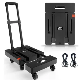 Carrello pieghevole nero