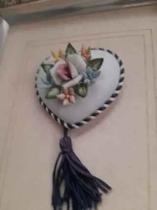 Cornice Capodimonte Cuore Fiori