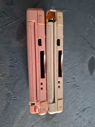 Nintendo DS Lite blanca y Rosa