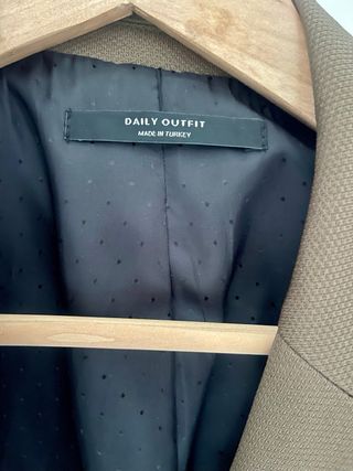 Blazer Zara Verde Oliva Hombre