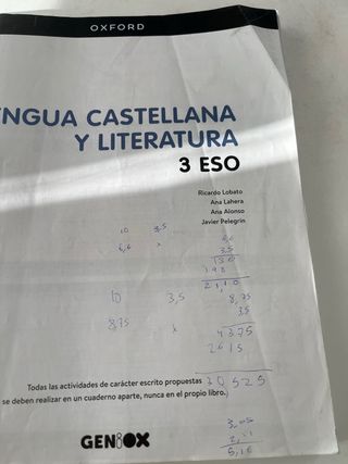 Lengua Castellana y Literatura 3º ESO. Libro de...