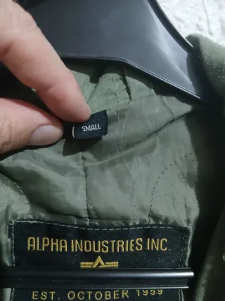 Chaqueta Alpha Industries Verde Militar
