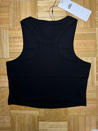 Alo Yoga Top Negro Talla S