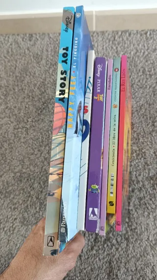 7 libros cuento de películas de Disney tapa dura